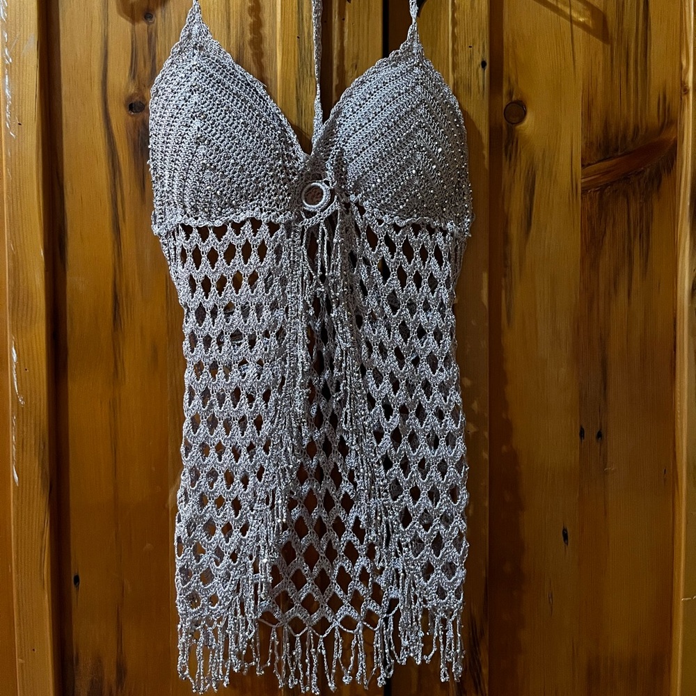 Small halter top light purple by Gina
